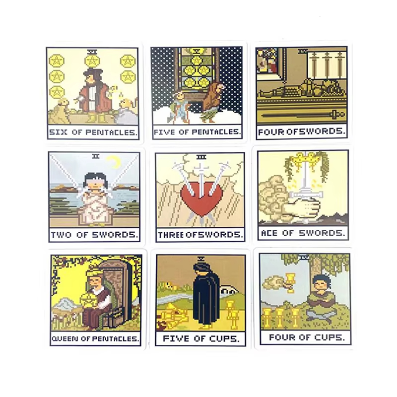8 Bit Fantasy Tarot Deck Card  - Board Game Of Life review and price