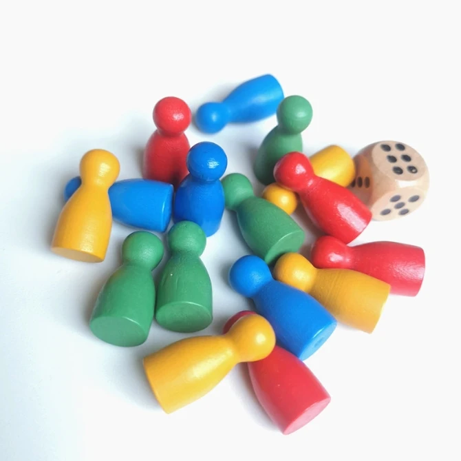 100 Pcs Colorful Wooden Chess  - Board Game Catan review and price