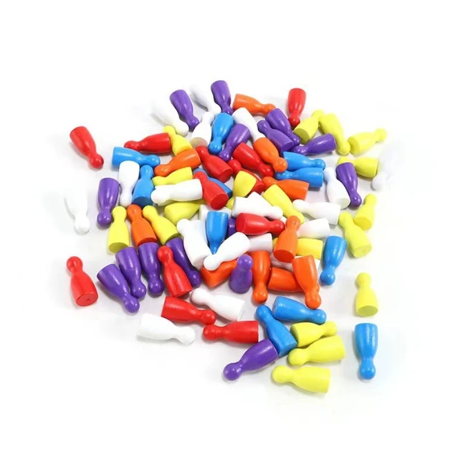 100 Pcs Colorful Wooden Chess  - Board Game Catan review and price