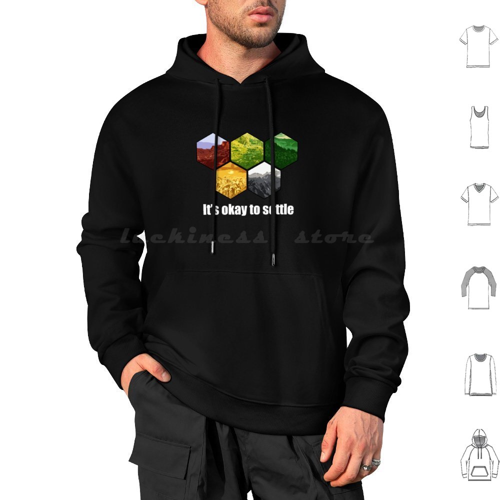 It _ S Okay To Settle Hoodie C - Board Game Catan review and price