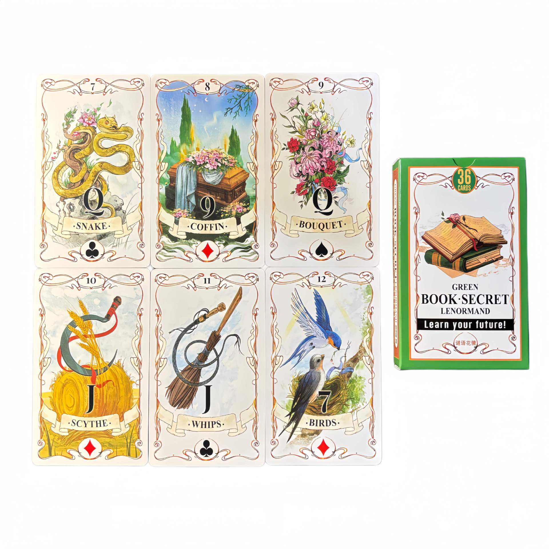 Green Book Secret Lenormand Or - Board Game Of Life review and price